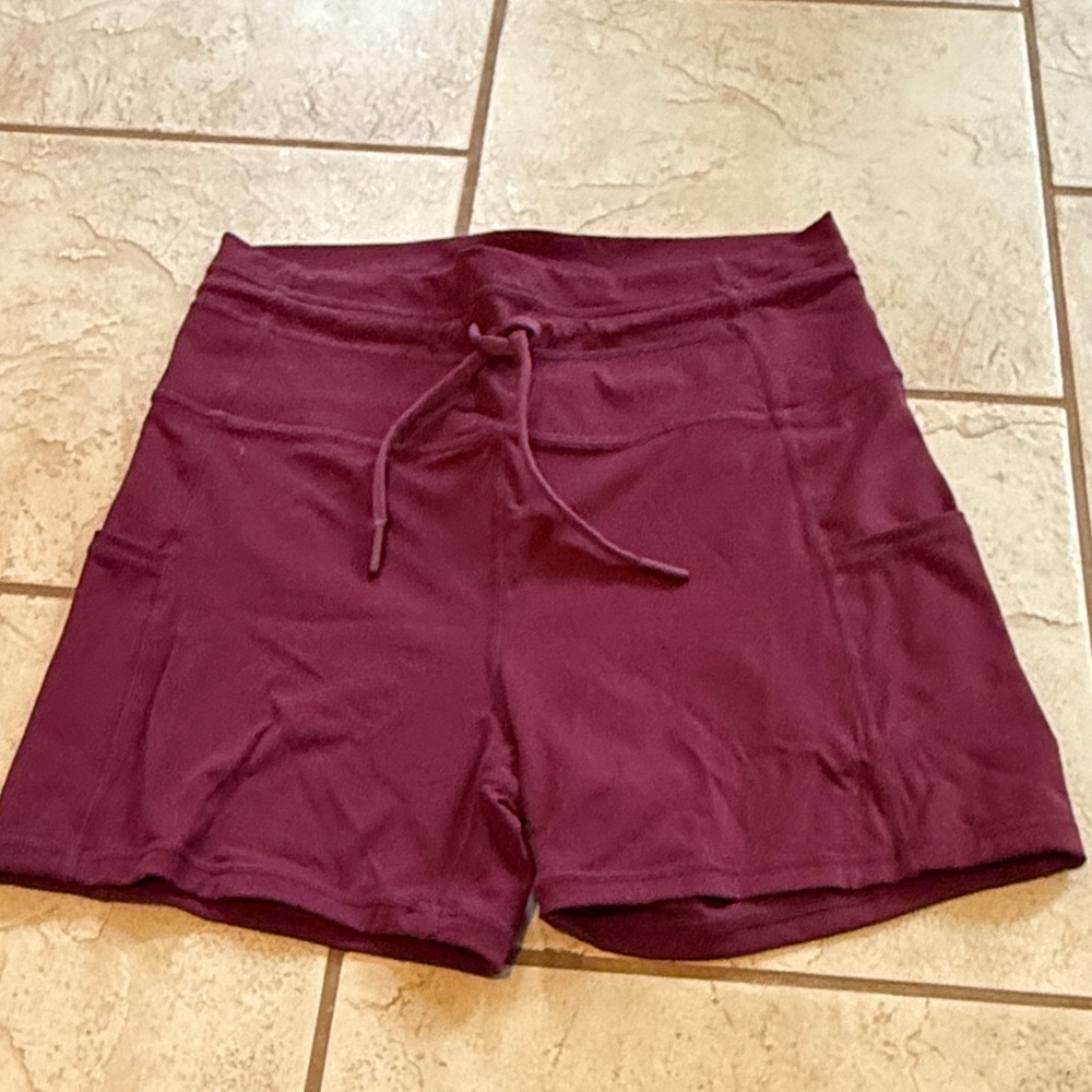 ZYIA Maroon Athletic Shorts